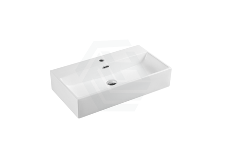 720X380X155Mm Rectangle Gloss White Above Counter/Wall-Hung Ceramic Basin Wall Hung Basins