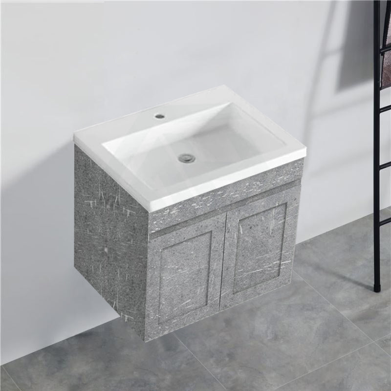 600-1500Mm Boston Plywood Wall Hung Bathroom Floating Vanity With Left / Right Drawers Concrete