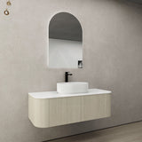 750-1500Mm Ceto Bronte Coastal Oak Wall Hung Bathroom Vanity Push-To-Open Vanities