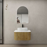 750-1500Mm Ceto Bronte Prime Oak Wall Hung Bathroom Vanity Push-To-Open Vanities