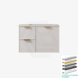 600-1500Mm Miami Standard Wall Hung Vanity Matt White Single/Double Bowls Pvc Cabinet Only For