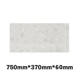 20Mm/40Mm/60Mm Thick Gloss White Canvas Stone Top For Above Counter Basins 450-1800Mm 750Mm X 370Mm