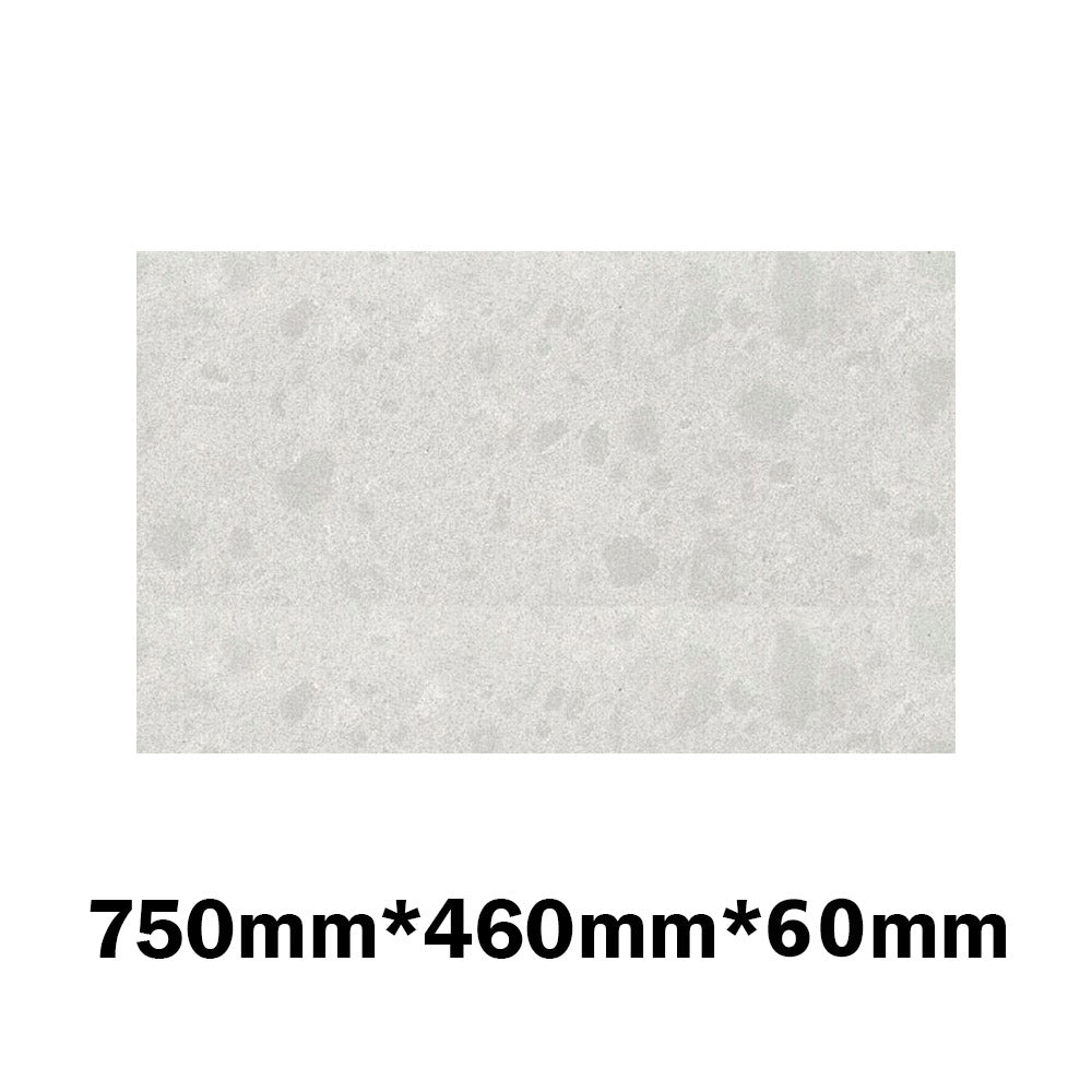 20Mm/40Mm/60Mm Thick Gloss White Canvas Stone Top For Above Counter Basins 450-1800Mm 750Mm X 460Mm