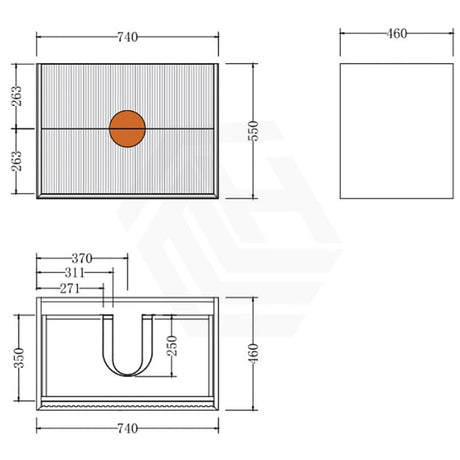 600-1500Mm Wall Hung Plywood Vanity White Linear Surface Single/Double Bowls Cabinet Only For