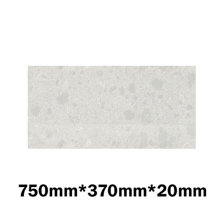 20Mm/40Mm Thick Gloss White Canvas Stone Top For Above Counter Basins 450-1800Mm 750Mm X 370Mm /