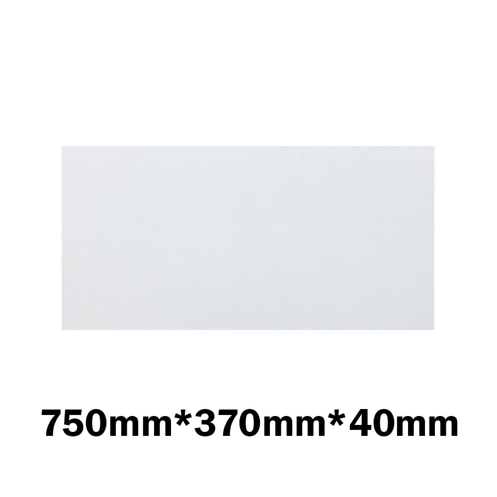 20Mm/40Mm Thick Gloss Silk White Stone Top For Above Counter Basins 450-1800Mm 750Mm X 370Mm / 40Mm