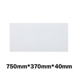 20Mm/40Mm Thick Gloss Silk White Stone Top For Above Counter Basins 450-1800Mm 750Mm X 370Mm / 40Mm