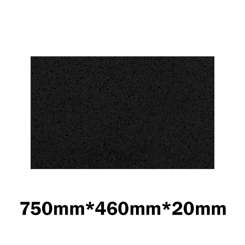 Gloss Ink Black Stone Top For Above Counter Basins 600/750/900/1200/1500/1800Mmx460X20Mm 750Mm