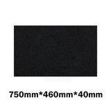 20Mm/40Mm Thick Gloss Ink Black Stone Top For Above Counter Basins 450-1800Mm Vanity Tops