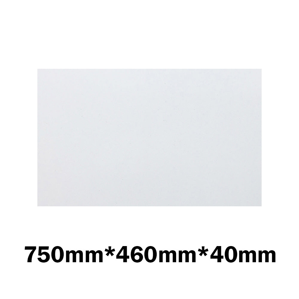 20Mm/40Mm Thick Gloss Silk White Stone Top For Above Counter Basins 450-1800Mm 750Mm X 460Mm / 40Mm