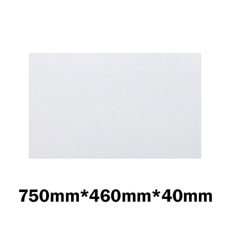 20Mm/40Mm Thick Gloss Silk White Stone Top For Above Counter Basins 450-1800Mm 750Mm X 460Mm / 40Mm