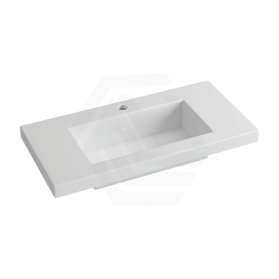 750X370X140Mm Narrow Poly Top For Bathroom Vanity Single Bowl 1 Tap Hole Tops