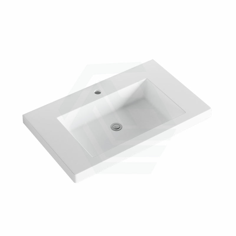 750X465X135Mm Poly Top For Bathroom Vanity Single Bowl 1 Or 3 Tap Holes Available No Overflow Poly