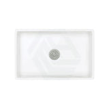 750x470x250mm Charlton Gloss White Ceramic Shaker Single Bowl Kitchen Butler Laundry Sink