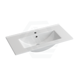 760X370X170Mm Ceramic Top For Bathroom Vanity Single Bowl 1 Tap Hole Overflow Hole Narrow Tops