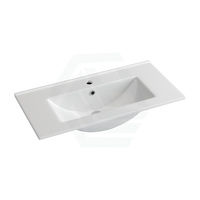 760X370X170Mm Ceramic Top For Bathroom Vanity Single Bowl 1 Tap Hole Overflow Hole Narrow Tops