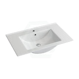 760X465X175Mm Ceramic Top For Bathroom Vanity Single Bowl 1 Or 3 Tap Holes Available Gloss White