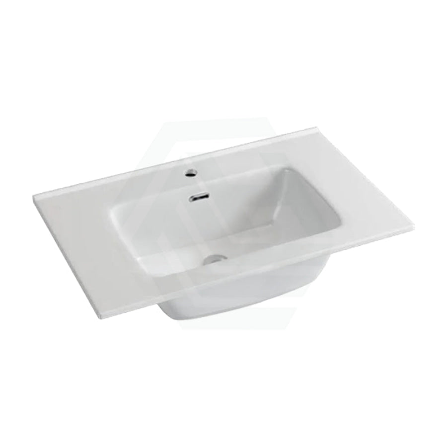 760X465X175Mm O Shape Ceramic Top For Bathroom Vanity Single Bowl 1 Or 3 Tap Holes Available Gloss