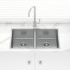 Stainless Steel Kitchen Sink Double Bowls 770mm