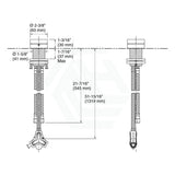 Kohler Components™ Bathroom Sink Tap Sets With Tube Design Bath/Basin