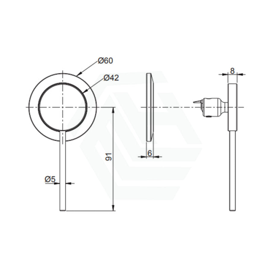 N#3(Nickel) Kohler Components™ Brushed Nickel Wall Mount Pin Lever Mixer With Row Basin Spout