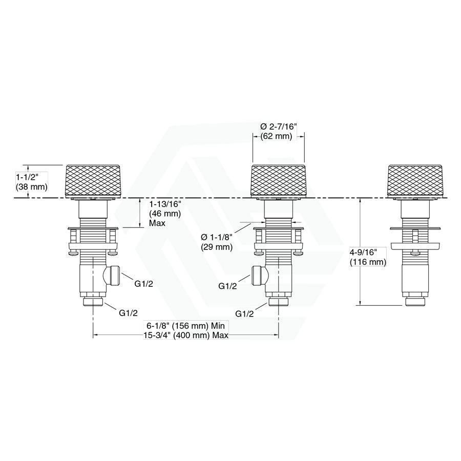 Kohler Components™ Bathroom Sink Tap Sets With Tube Design Bath/Basin