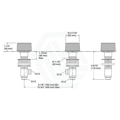 Kohler Components™ Bathroom Sink Tap Sets With Tube Design Bath/Basin