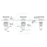 Kohler Components™ Bathroom Sink Tap Sets With Tube Design Bath/Basin