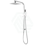 Twin Shower Station Top Water Inlet Suqare Chrome