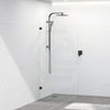 900/1000/1200X2000Mm Frameless Curved Corner Shower Screen Single Door Fixed Panel 10Mm Glass With