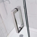 800-900X2000Mm Frameless Shower Screen Wall To Pivotal Door Chrome Hardwares 10Mm Glass