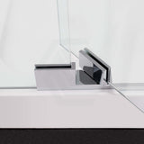 800-900X2000Mm Frameless Shower Screen Wall To Pivotal Door Chrome Hardwares 10Mm Glass