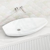 800X390X120Mm Above Counter Ceramic Basin Gloss White Special Shape Basins