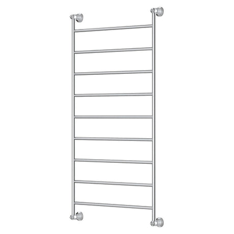 Fienza Lillian Heated Towel Rail 600Mm 4/6/9 Bars Chrome 9 Rails