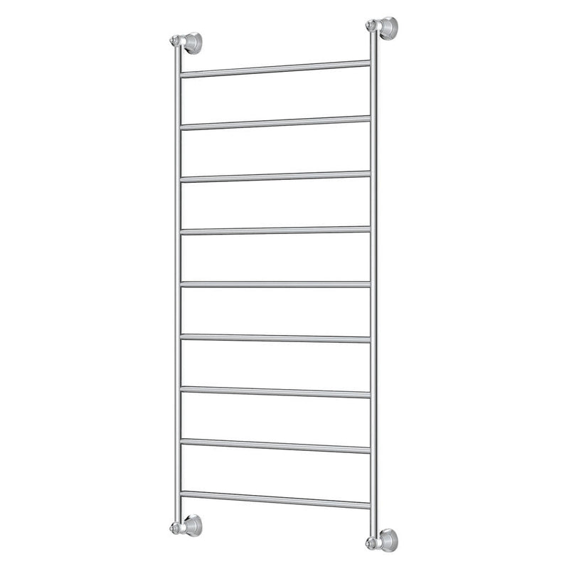 Fienza Lillian Heated Towel Rail 600Mm 4/6/9 Bars Chrome 9 Rails