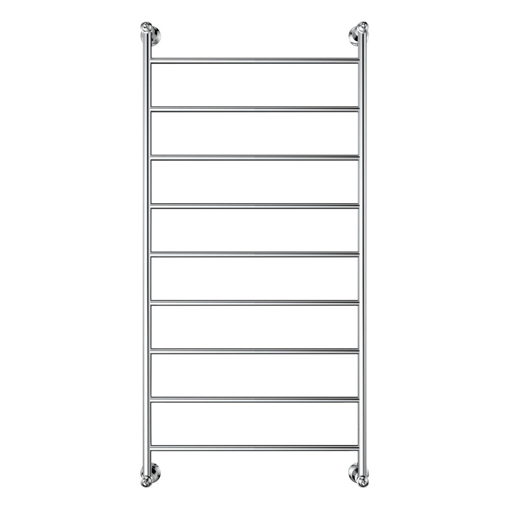 Fienza Lillian Heated Towel Rail 600Mm 4/6/9 Bars Chrome Rails