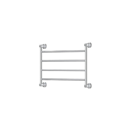 Fienza Lillian Heated Towel Rail 600Mm 4/6/9 Bars Chrome 4 Rails