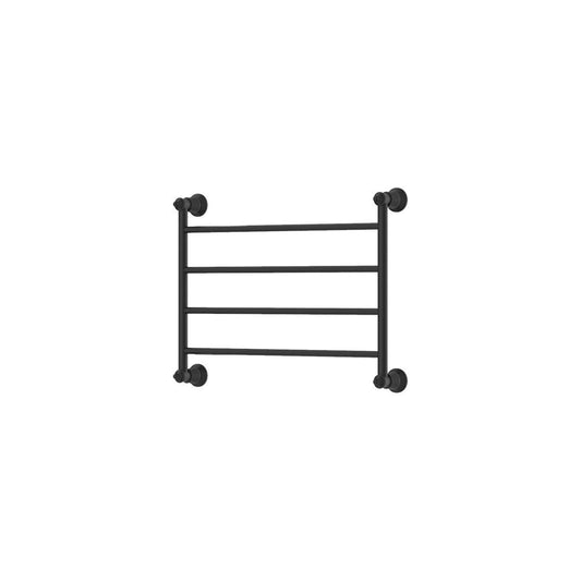 Fienza Lillian Heated Towel Rail 600Mm 4/6/9 Bars Matt Black 4 Rails