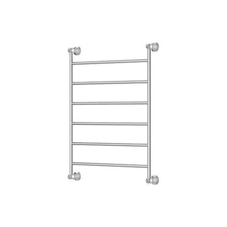 Fienza Lillian Heated Towel Rail 600Mm 4/6/9 Bars Chrome 6 Rails