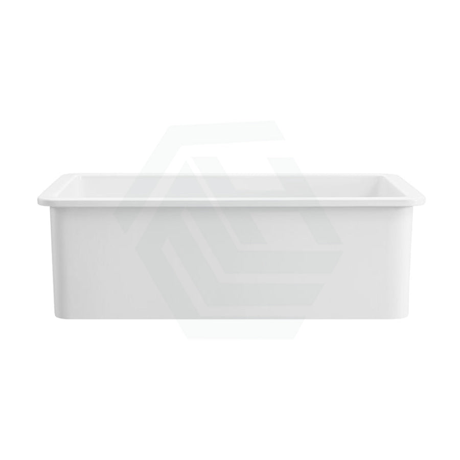 810X480X254Mm Gloss White Camden Fireclay Kitchen Sink Single Bowl Top/Under Mount Double Bowls