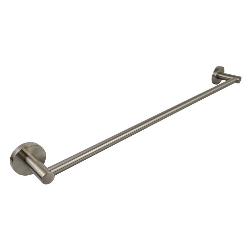 N#1(Nickel) Otus 600/750Mm Round Brushed Nickel Single Towel Rail Rails