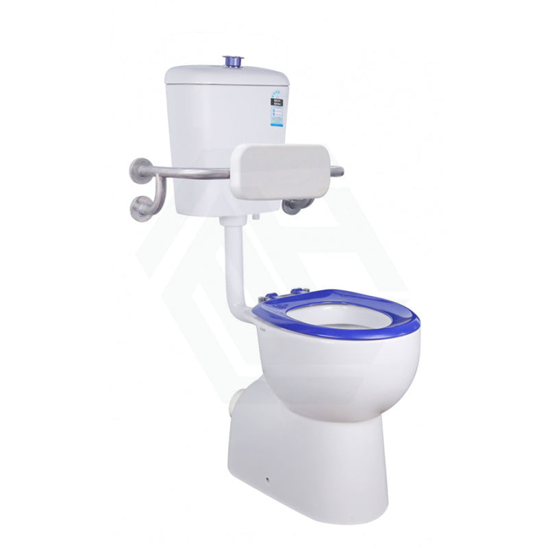 820X350X1180Mm Disabled Special Care Toilet Suite White Ceramic Box Rim Bottom Inlet P Trap