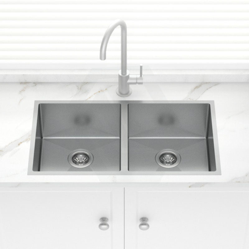 Stainless Steel Kitchen Sink Double Bowls 820mm