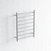 820X600X122Mm Round Chrome Electric Heated Towel Rack 8 Bars Stainless Steel Rails