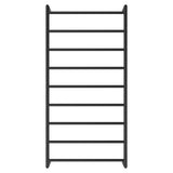 Fienza Kaya Heated Towel Rail 600Mm 4/6/9 Bars Matt Black 9 Rails