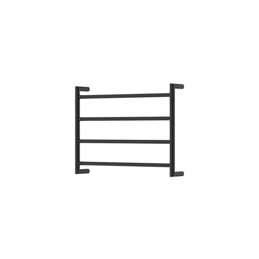 Fienza Kaya Heated Towel Rail 600Mm 4/6/9 Bars Matt Black Rails