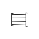 Fienza Kaya Heated Towel Rail 600Mm 4/6/9 Bars Matt Black Rails