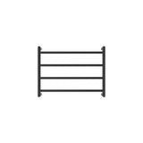 Fienza Kaya Heated Towel Rail 600Mm 4/6/9 Bars Matt Black 4 Rails