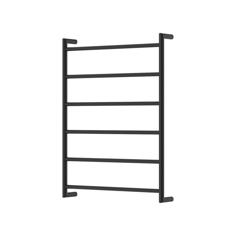 Fienza Kaya Heated Towel Rail 600Mm 4/6/9 Bars Matt Black Rails