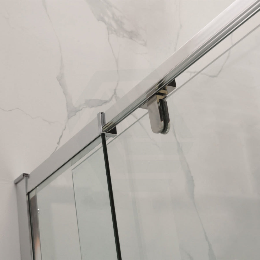 850-980X900X1900Mm Semi-Frameless Shower Screen Pivot Door L Shape Chrome Fittings 6Mm Glass